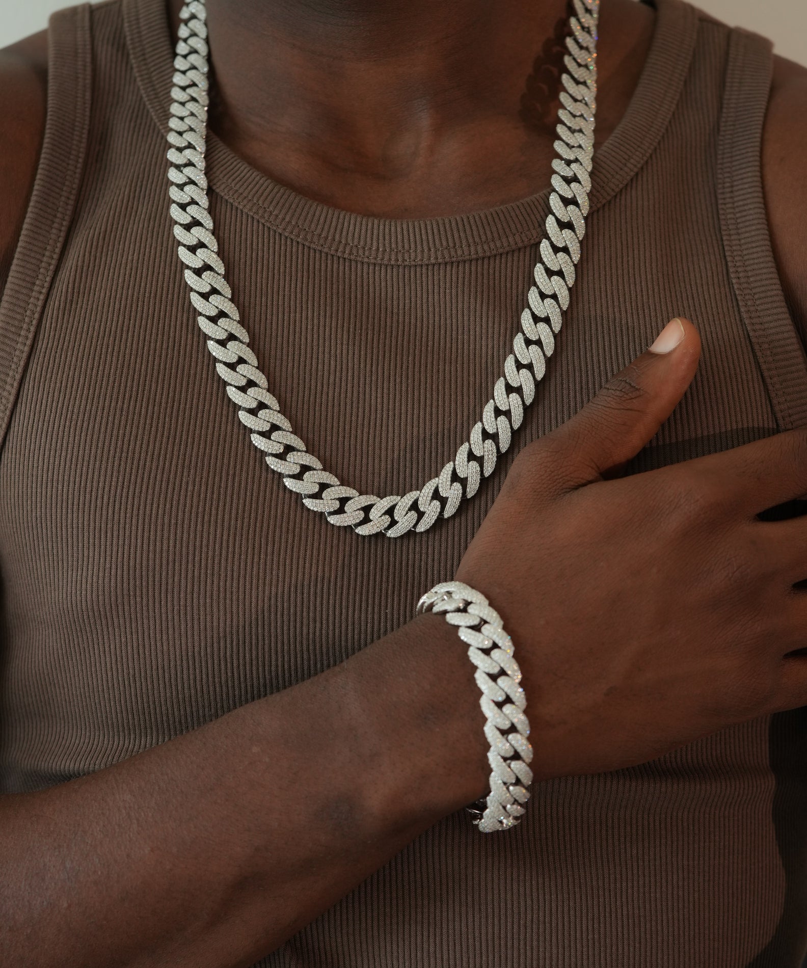 14MM CUBAN CHAIN LAB GROWN DIAMOND - LEGENDARY STATUS SYMBOL