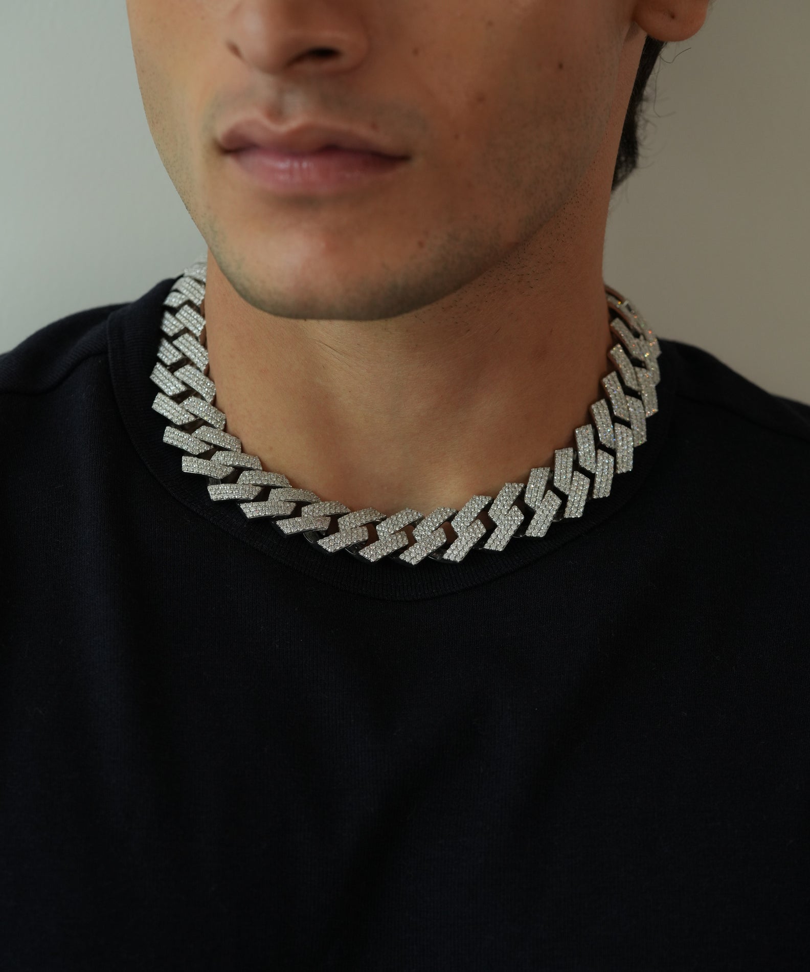 20MM CUBAN CHAIN LAB GROWN DIAMOND - PINNACLE ACHIEVEMENT SYMBOL