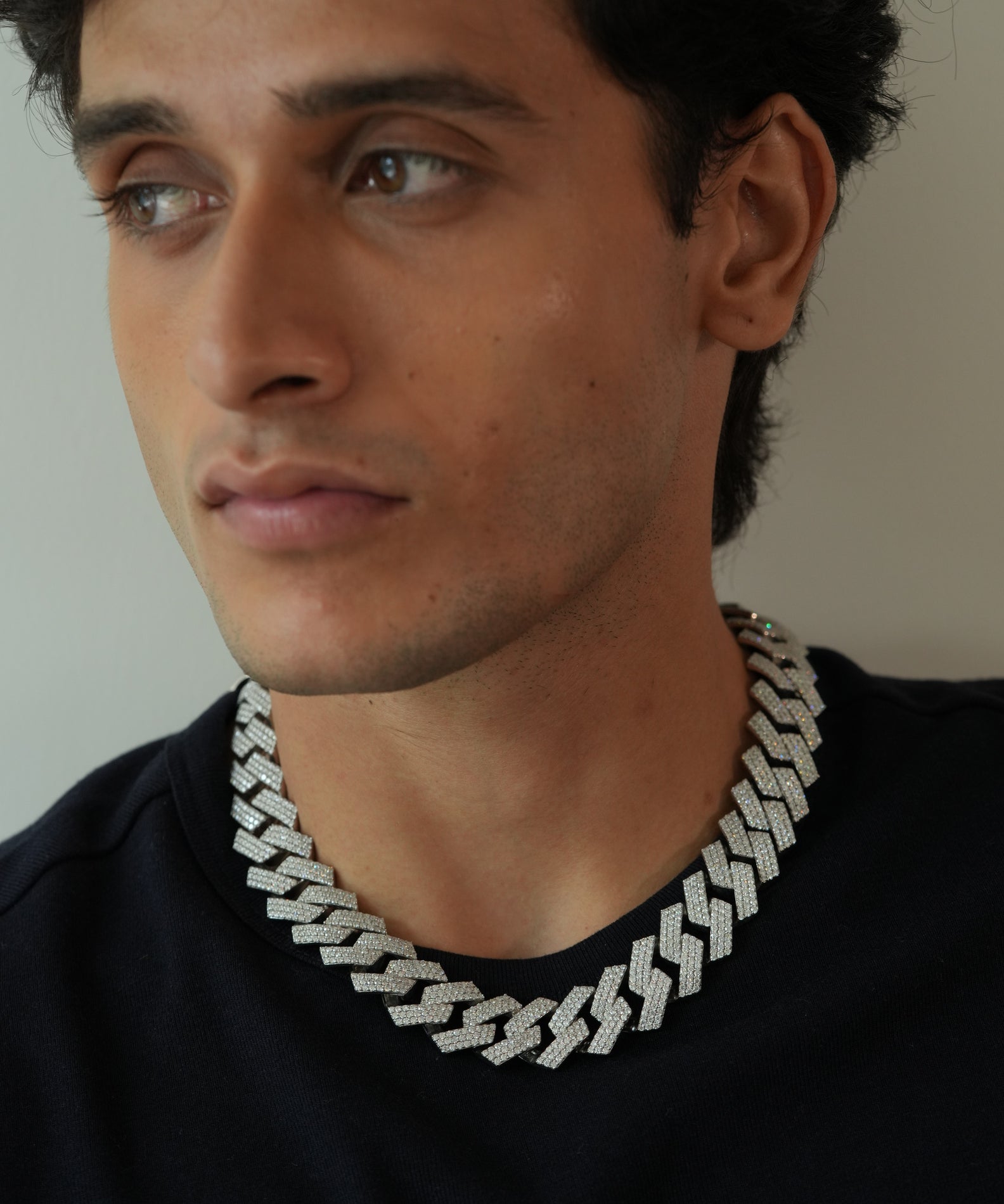 20MM CUBAN CHAIN LAB GROWN DIAMOND - PINNACLE ACHIEVEMENT SYMBOL