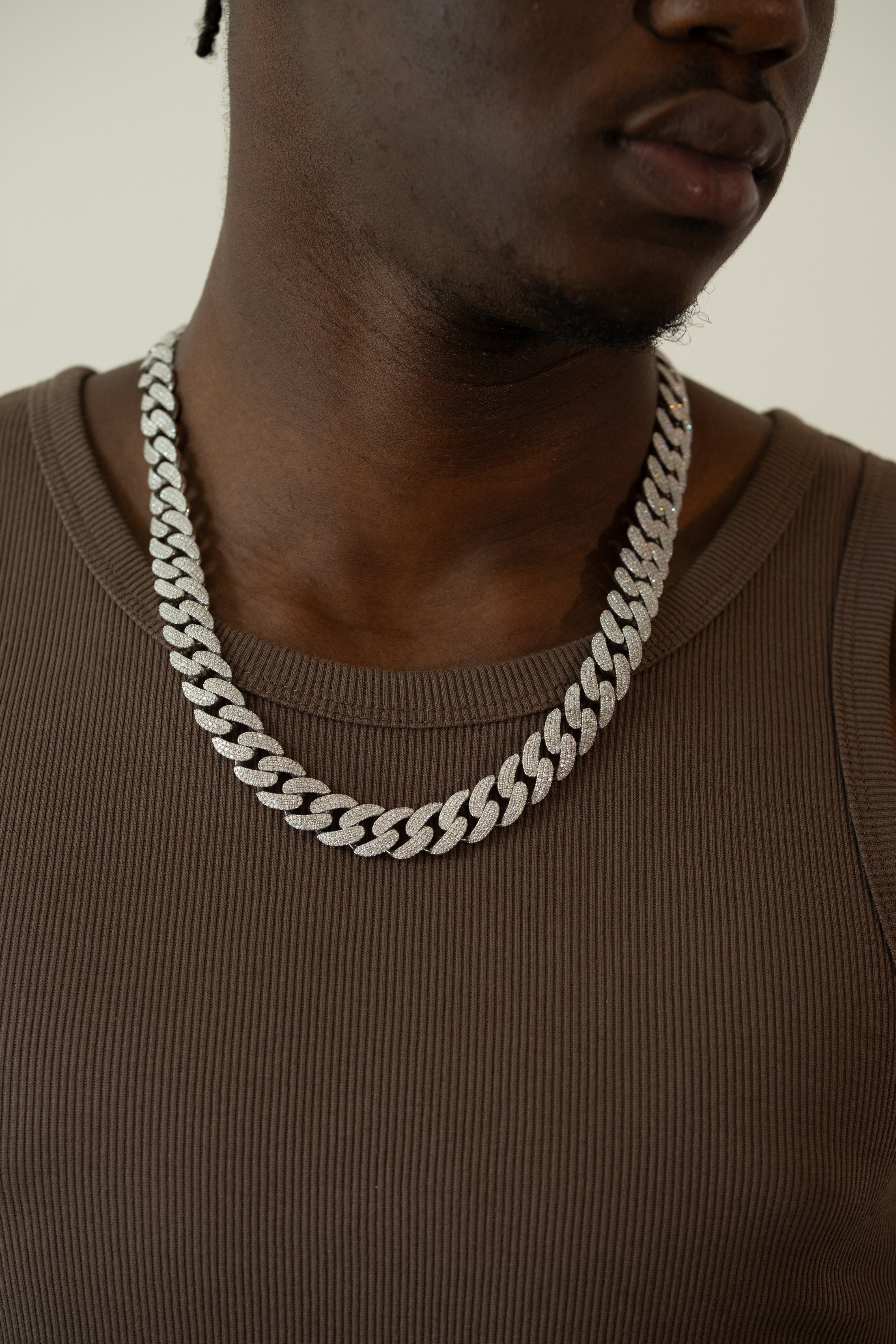 10MM CUBAN CHAIN LAB GROWN DIAMOND - AUTHORITY LUXURY