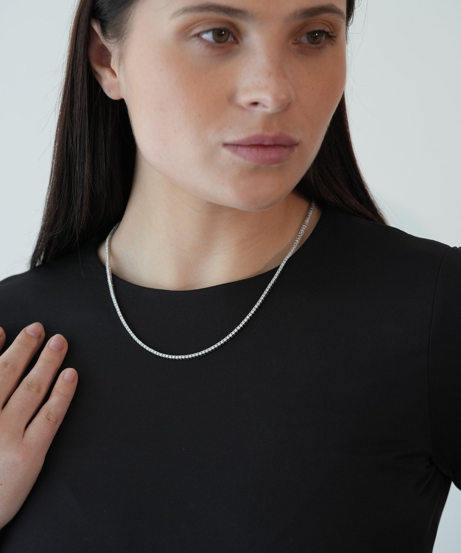 2MM VVS MOISSANITE TENNIS CHAIN - PRECISION COLLECTION
