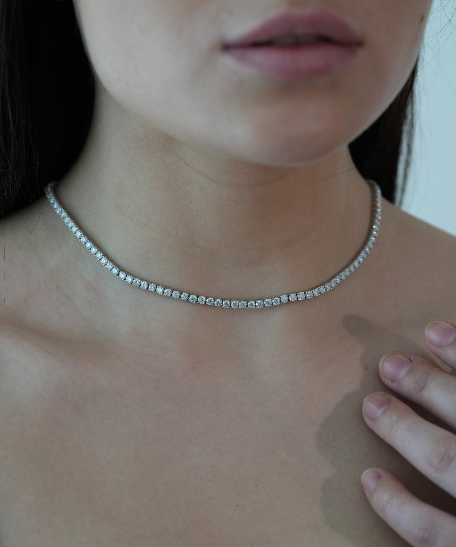 3MM VVS MOISSANITE TENNIS CHAIN - BALANCE COLLECTION