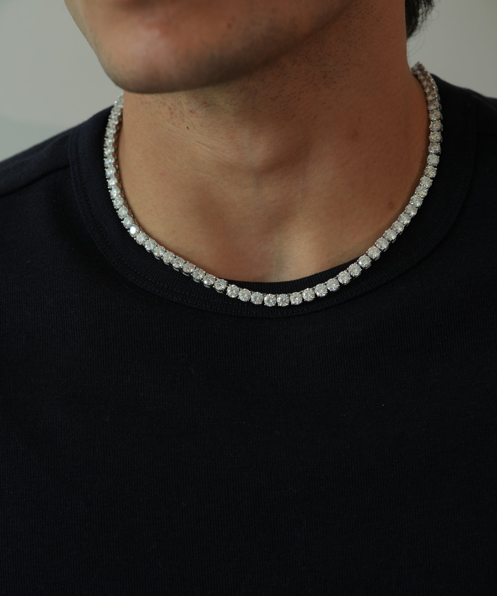 5MM VVS MOISSANITE TENNIS CHAIN – AUTHORITY COLLECTION