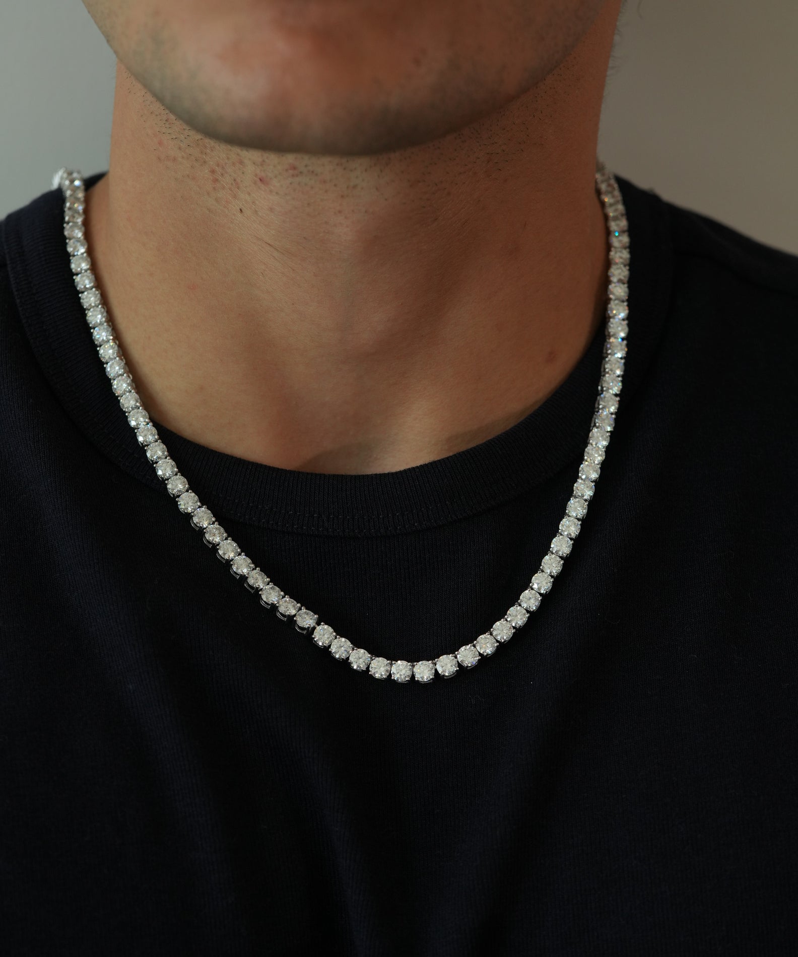 5MM VVS MOISSANITE TENNIS CHAIN – AUTHORITY COLLECTION